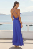AVALEE FRILL TRIM MAXI DRESS SAPPHIRE