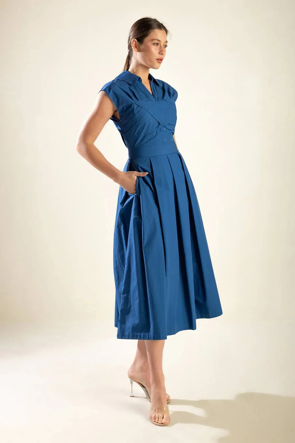 DREAMY IMPRESSION MIDI DRESS