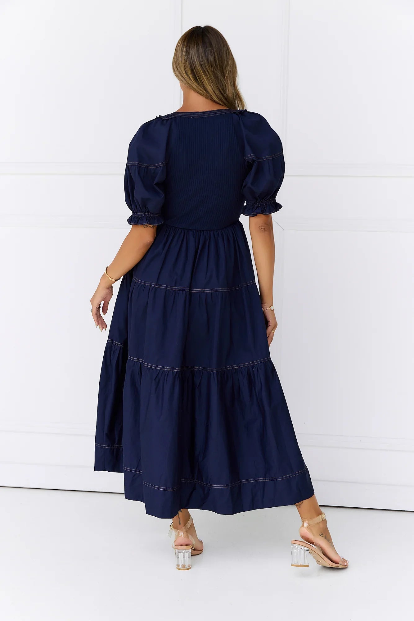 The Simple Days Midi Dress Navy