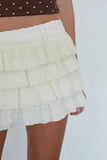 Marlo Ruffle Tiered Mini Skort