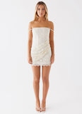 Knockout Mini Dress White