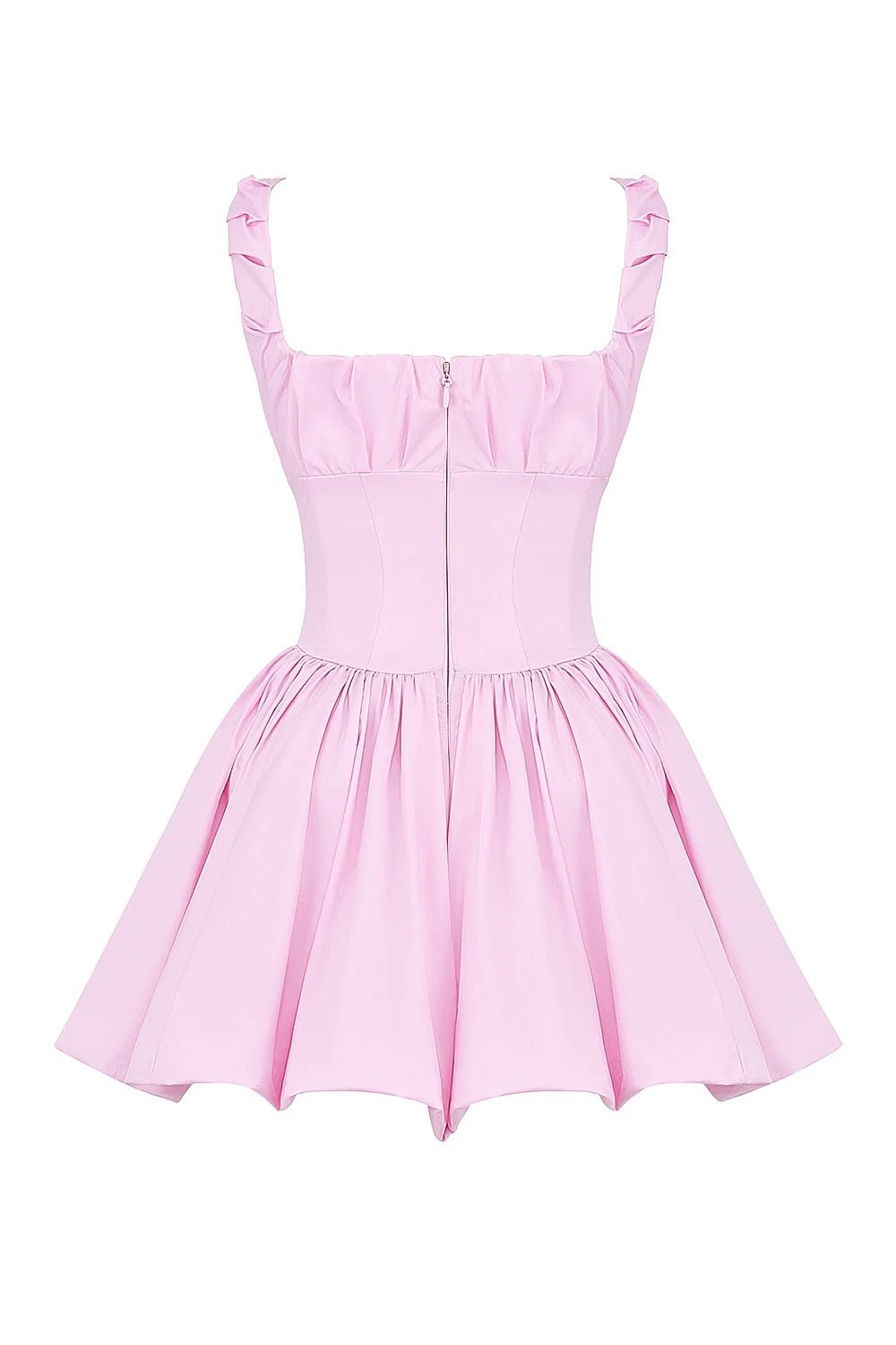 cotton candy cotton tulle mini dress