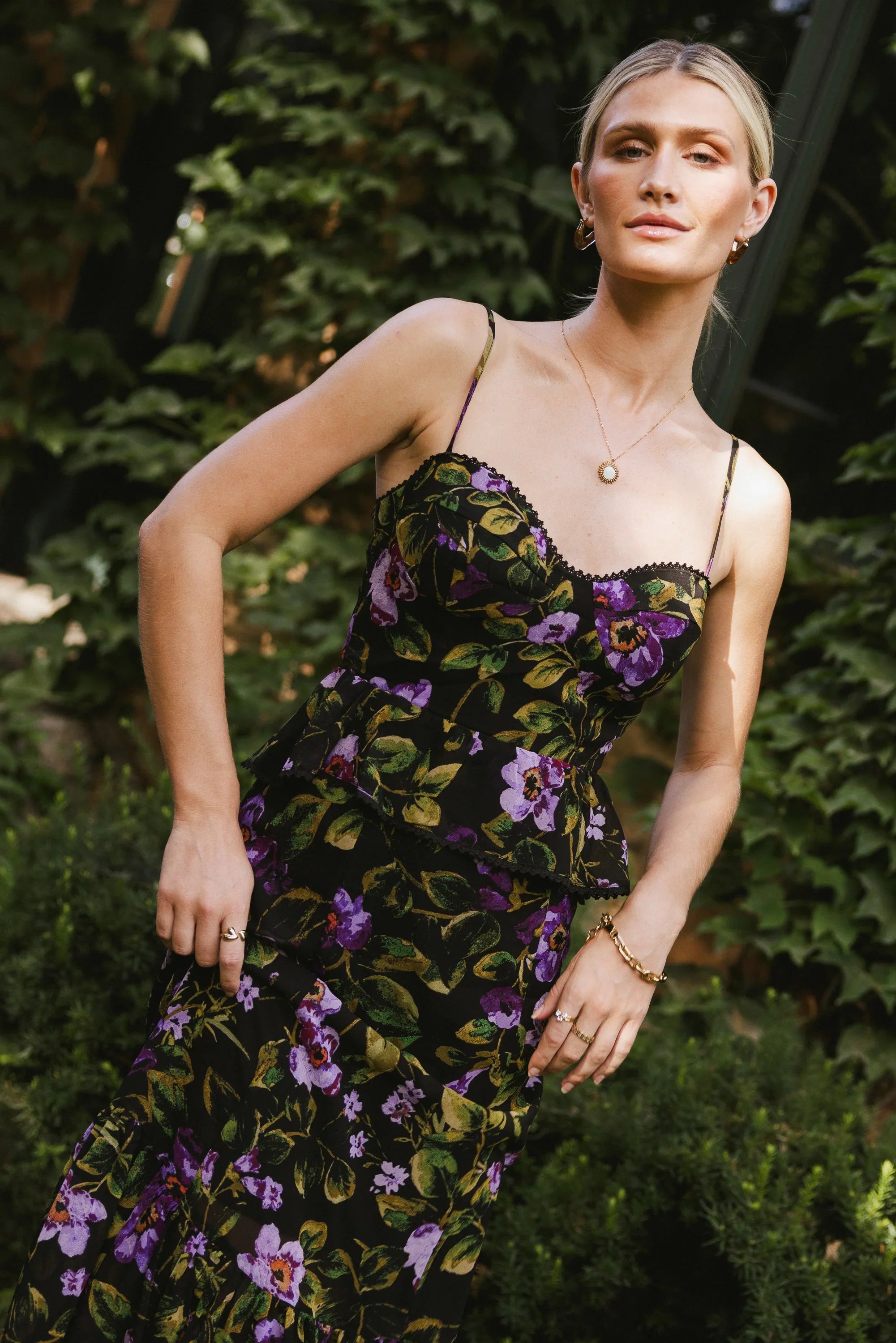 Rory Floral Midi Dress