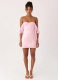 Bex Strapless Mini Dress Pink
