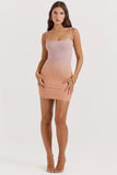 ombre mini dress