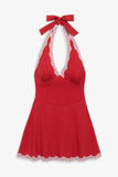 Audrey Polka Dot Mini Dress Ladybug