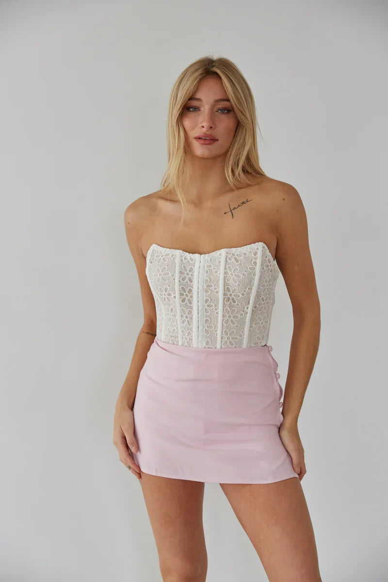 Beck Button Mini Skort