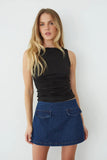 Dolly Denim Mini Skort