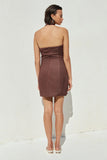 JIANNA MINI DRESS CHOCOLATE