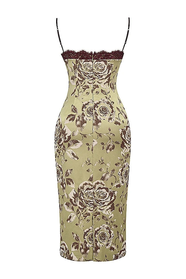 floral print midi dress