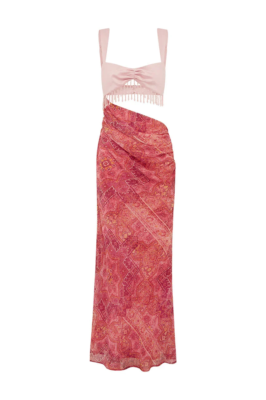 ALZONA MAXI DRESS GAIA PINK