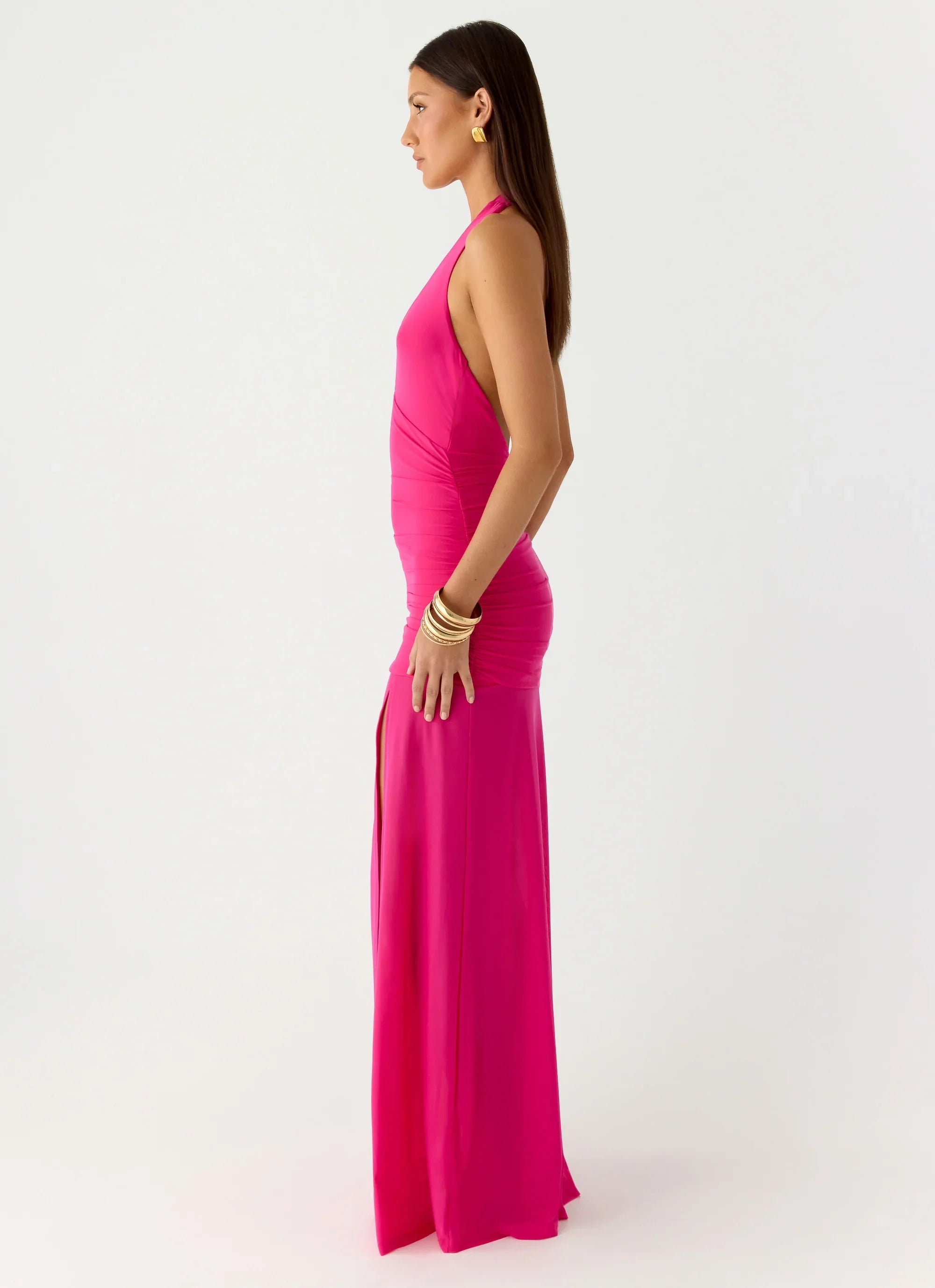 Island Muse Dress Fuchsia