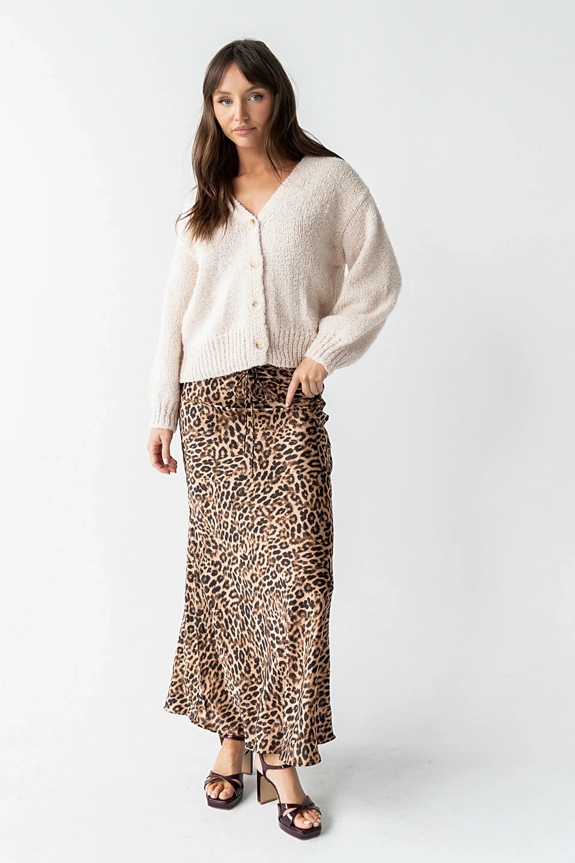 Hatton Leopard Maxi Skirt