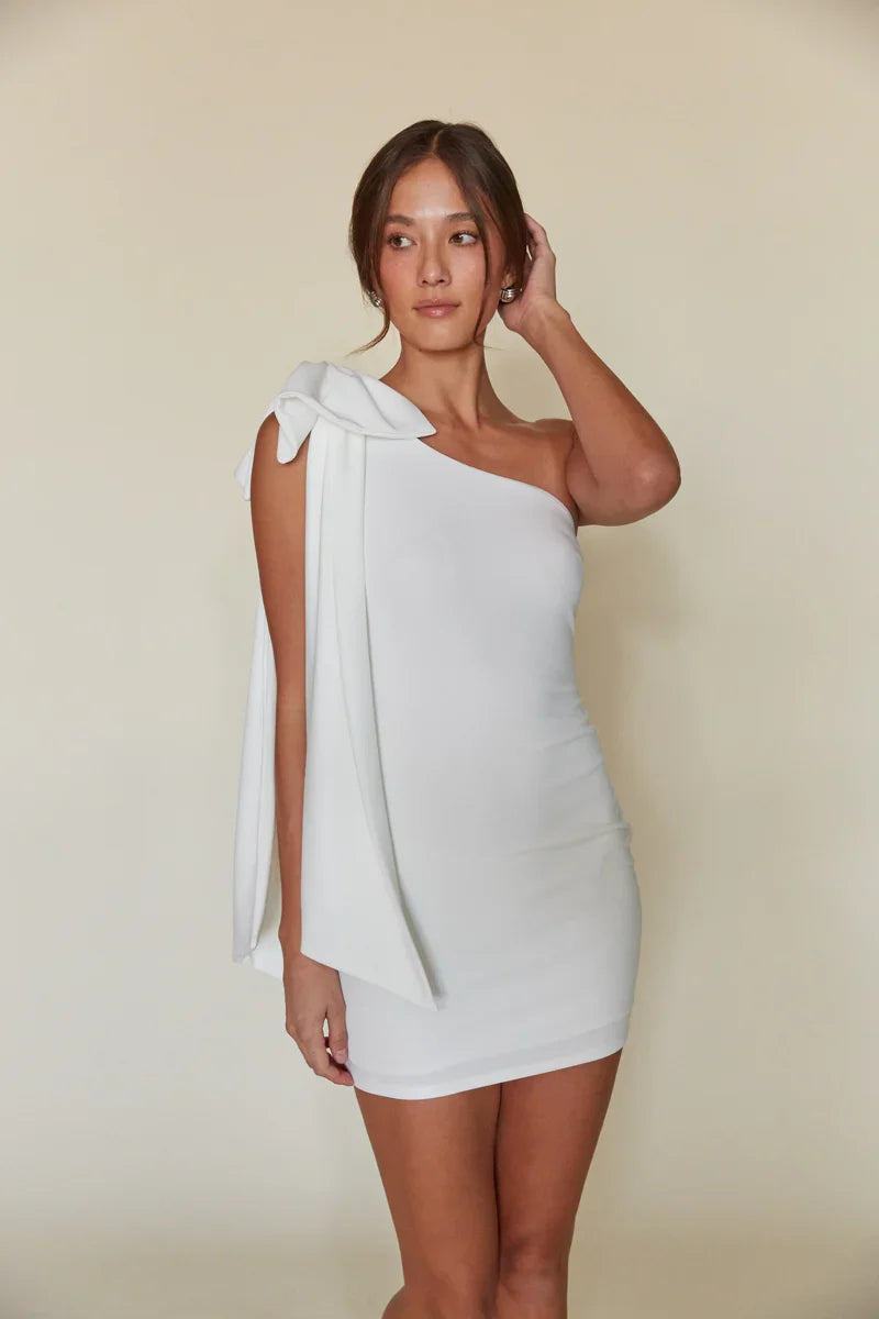 Mischa Bow Bodycon Mini Dress