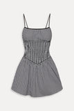 Coast Cotton Gingham Mini Dress Cottage Tile