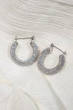 LUV AJ Pave Baby Amalfi Hoops