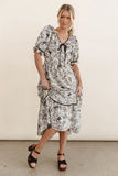 Petra Floral Midi Dress