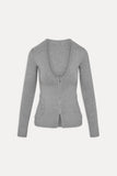 Sienna Zip Up Knit Sweater Cloud Cover