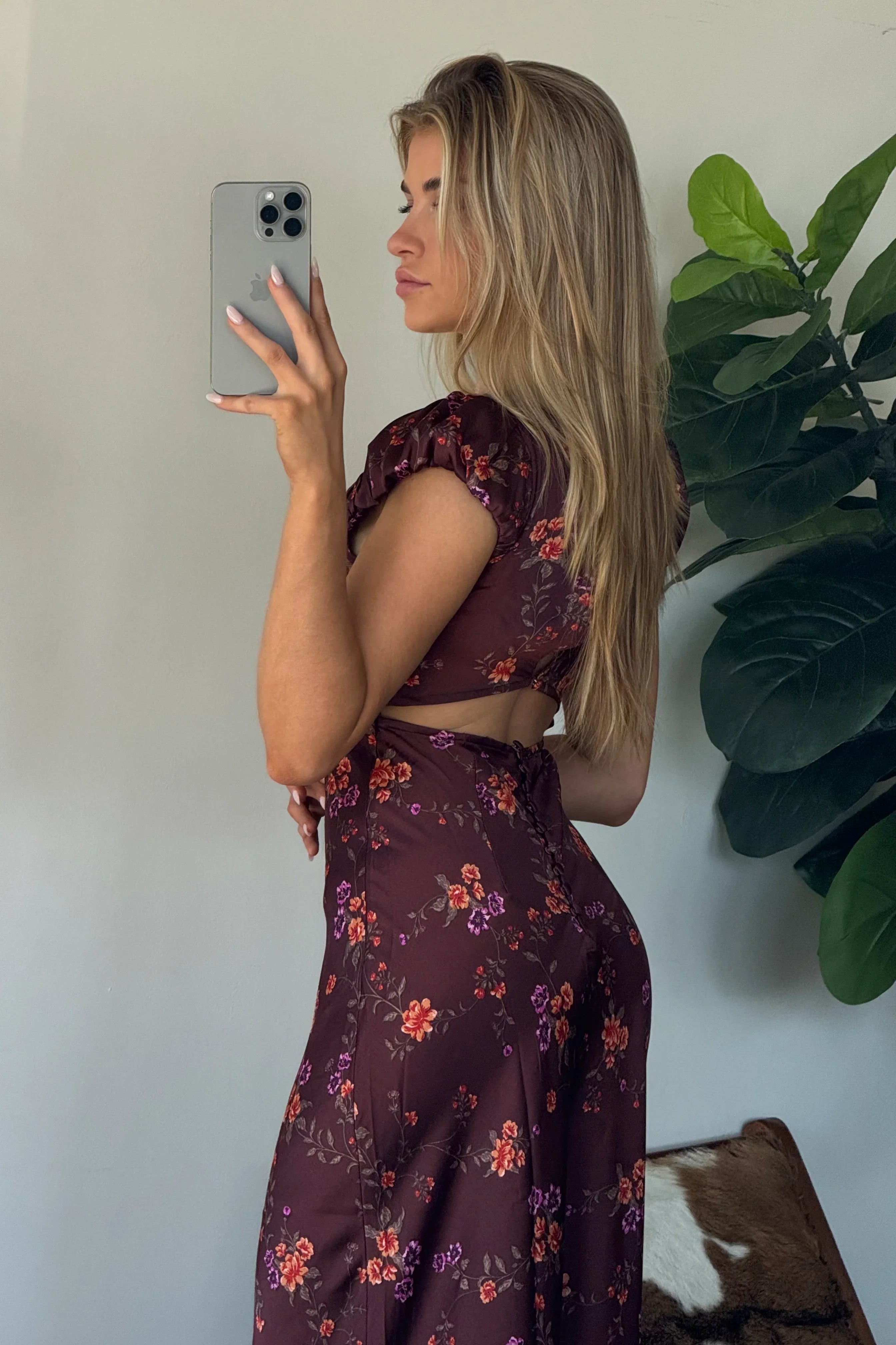 Free People Butterfly Babe Midi Dress