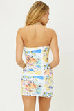Palmer Terry Strapless Tube Dress Santorini