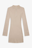 Isla Long Sleeve Mini Dress Cream