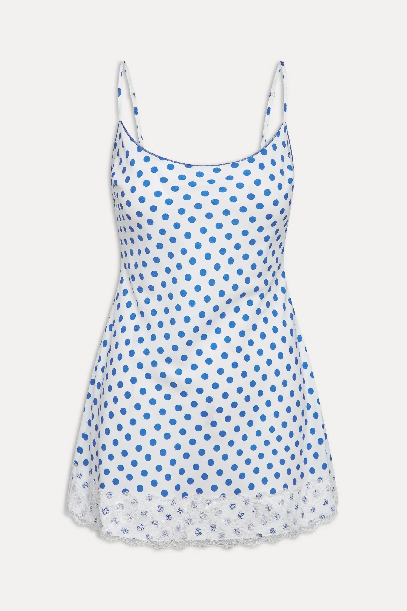 Delaney Polka Dot Mini Dress Delicate Dot
