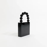Twinkling Noir Mosaic Clutch