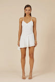 ODEZA MINI DRESS WHITE