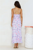 Lavender Tides Mesh Maxi Dress Lilac