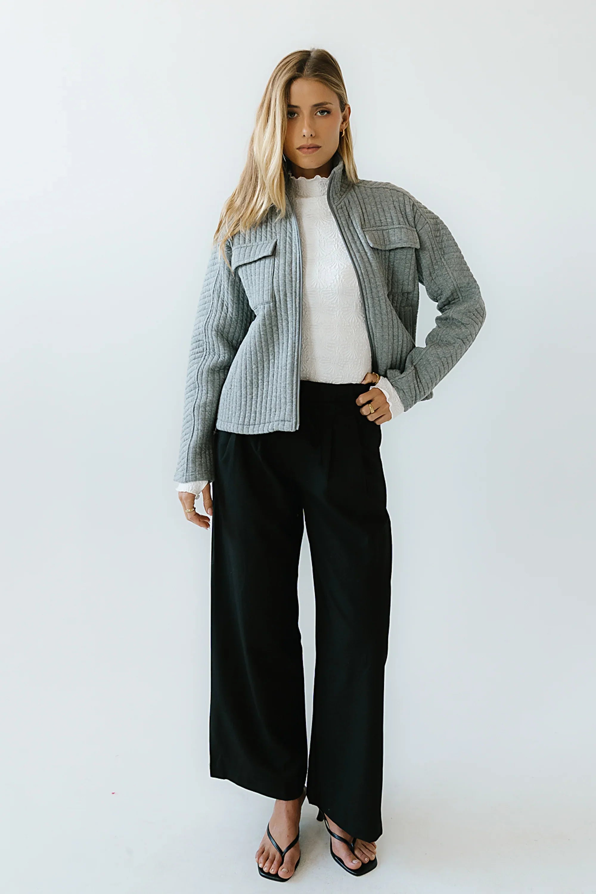 Mandy Pleated Wide Leg Pants