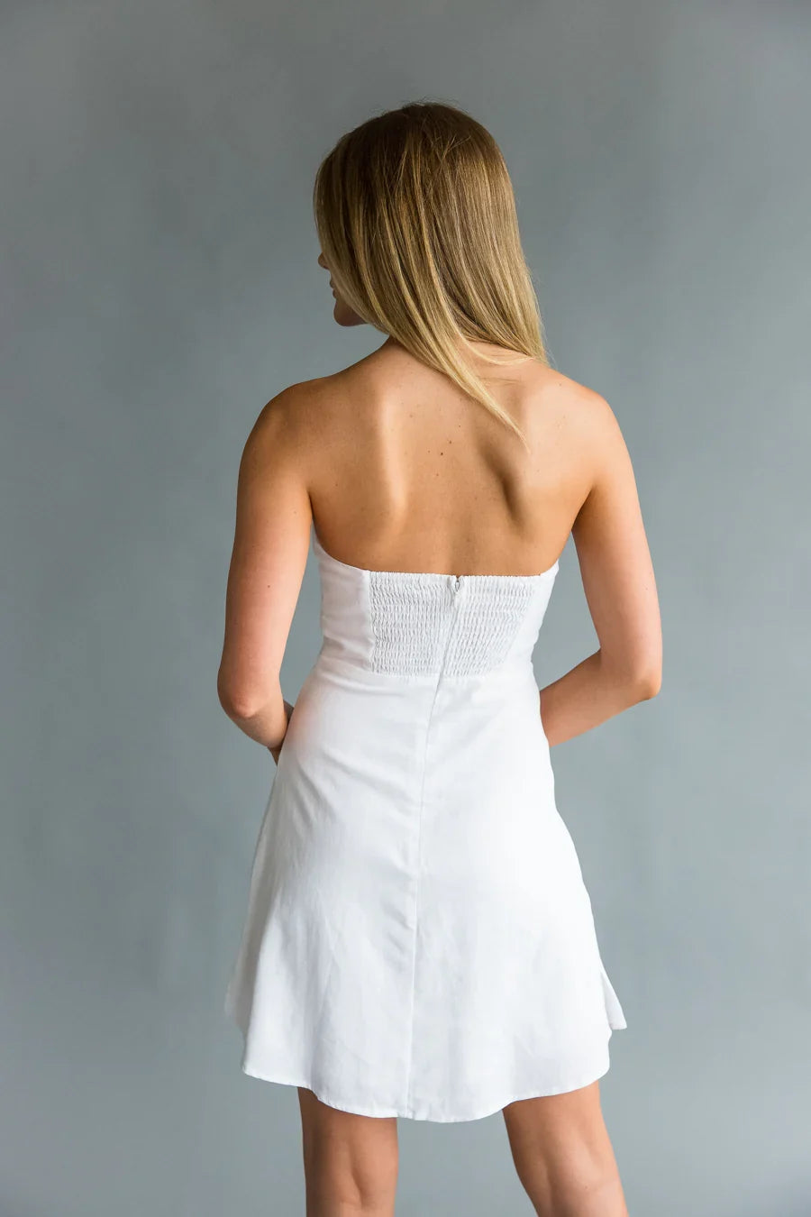 Fiona Twist Front Mini Dress