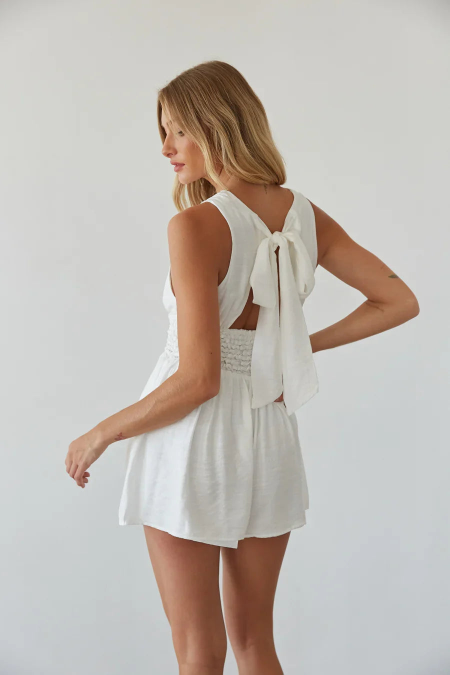 Skyla Tie Back Romper
