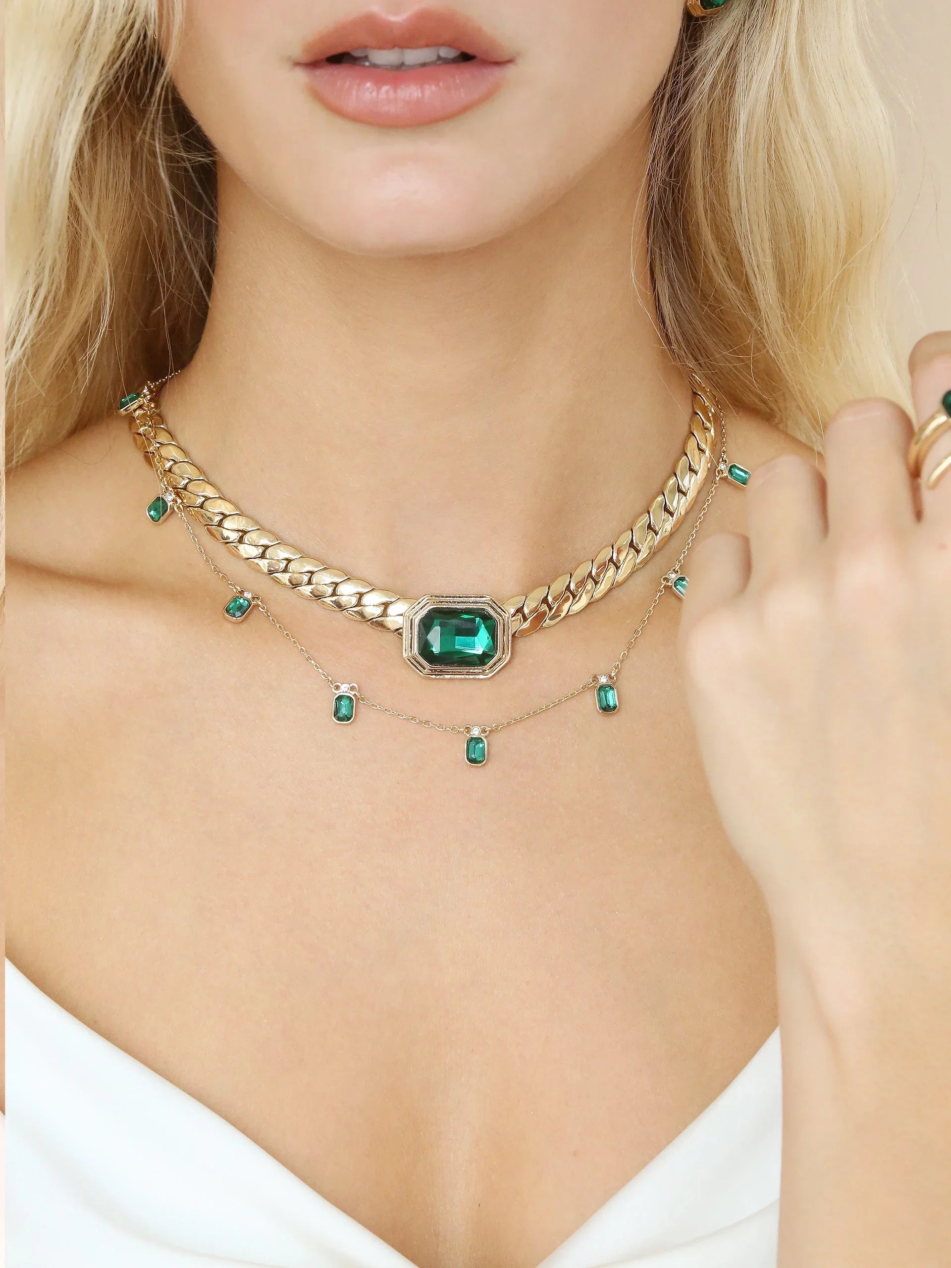 Deco Crystal Necklace