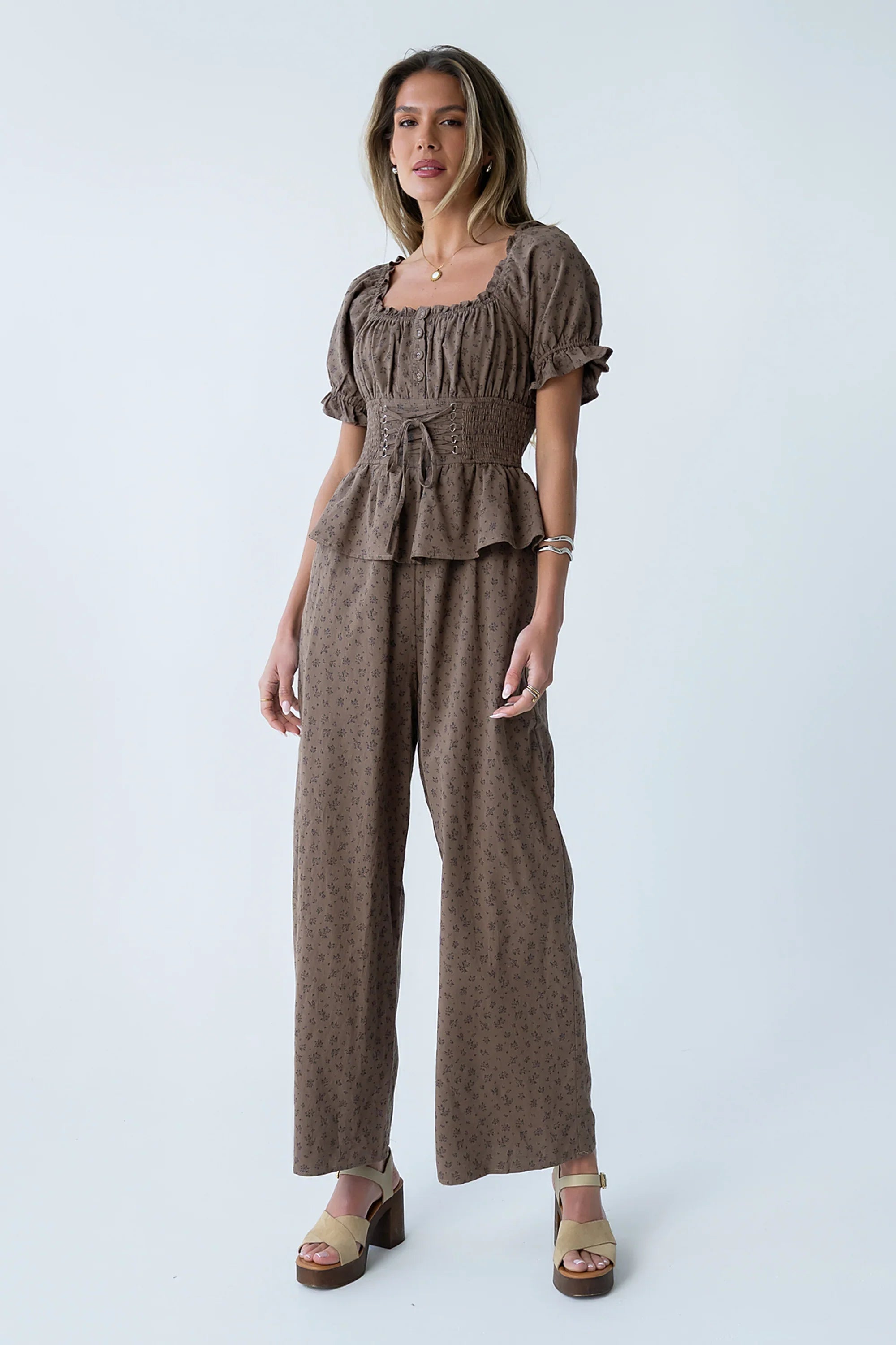 Nancy Floral Jumpsuit