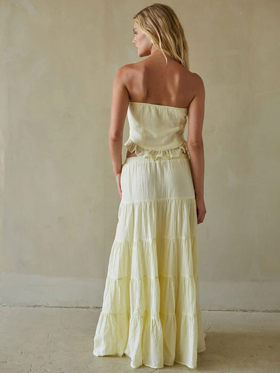 Simona Tiered Maxi Skirt