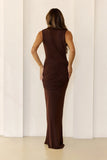 Vanity Nights Maxi Dress Chocolate