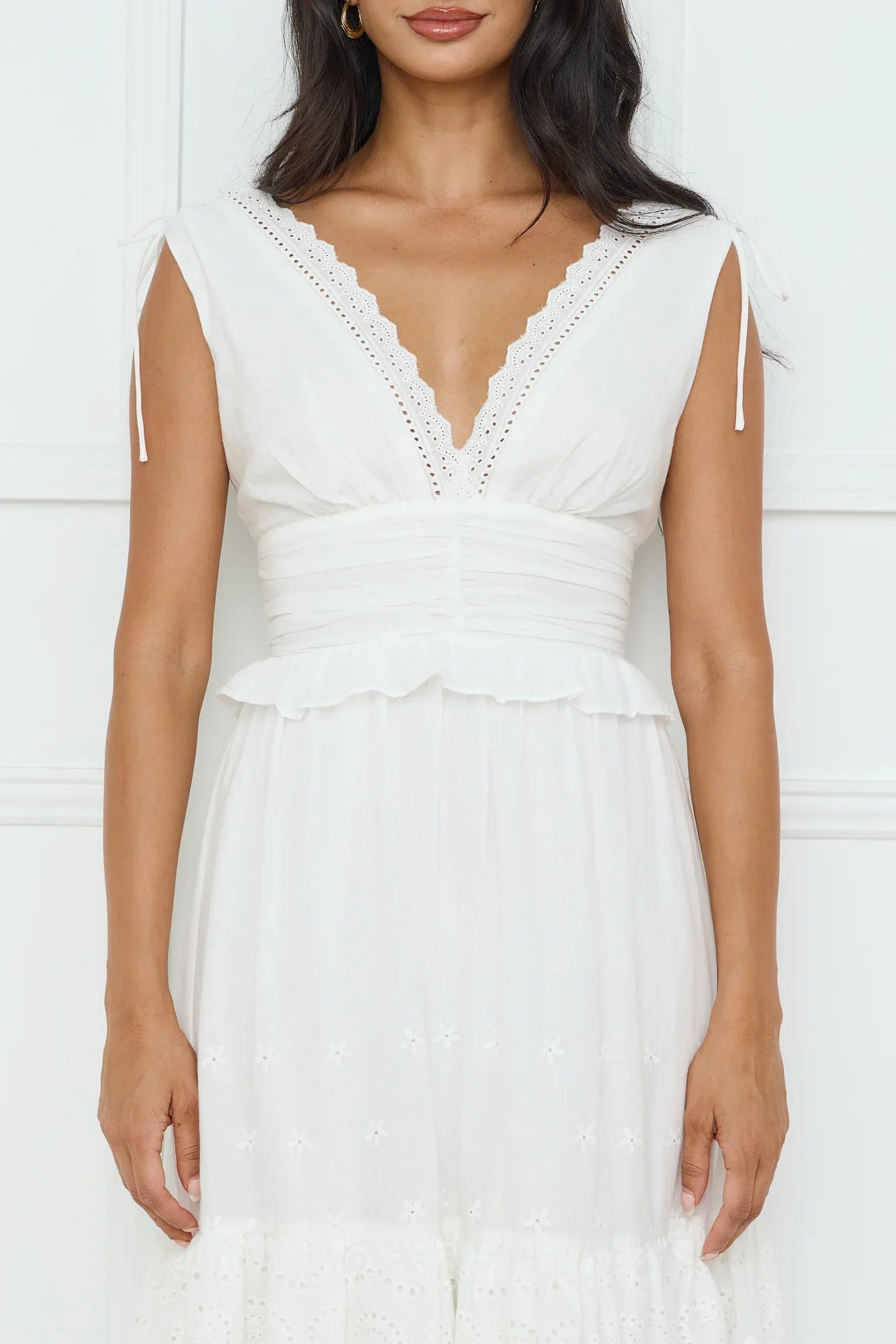 Desert Oasis Maxi Dress White