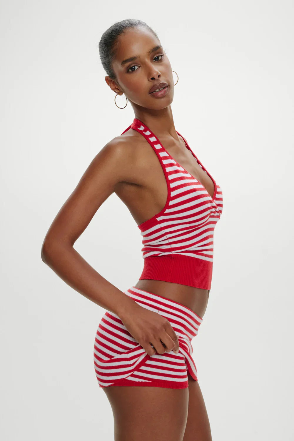 Marialla Knit Mini Skort South Hampton Stripe