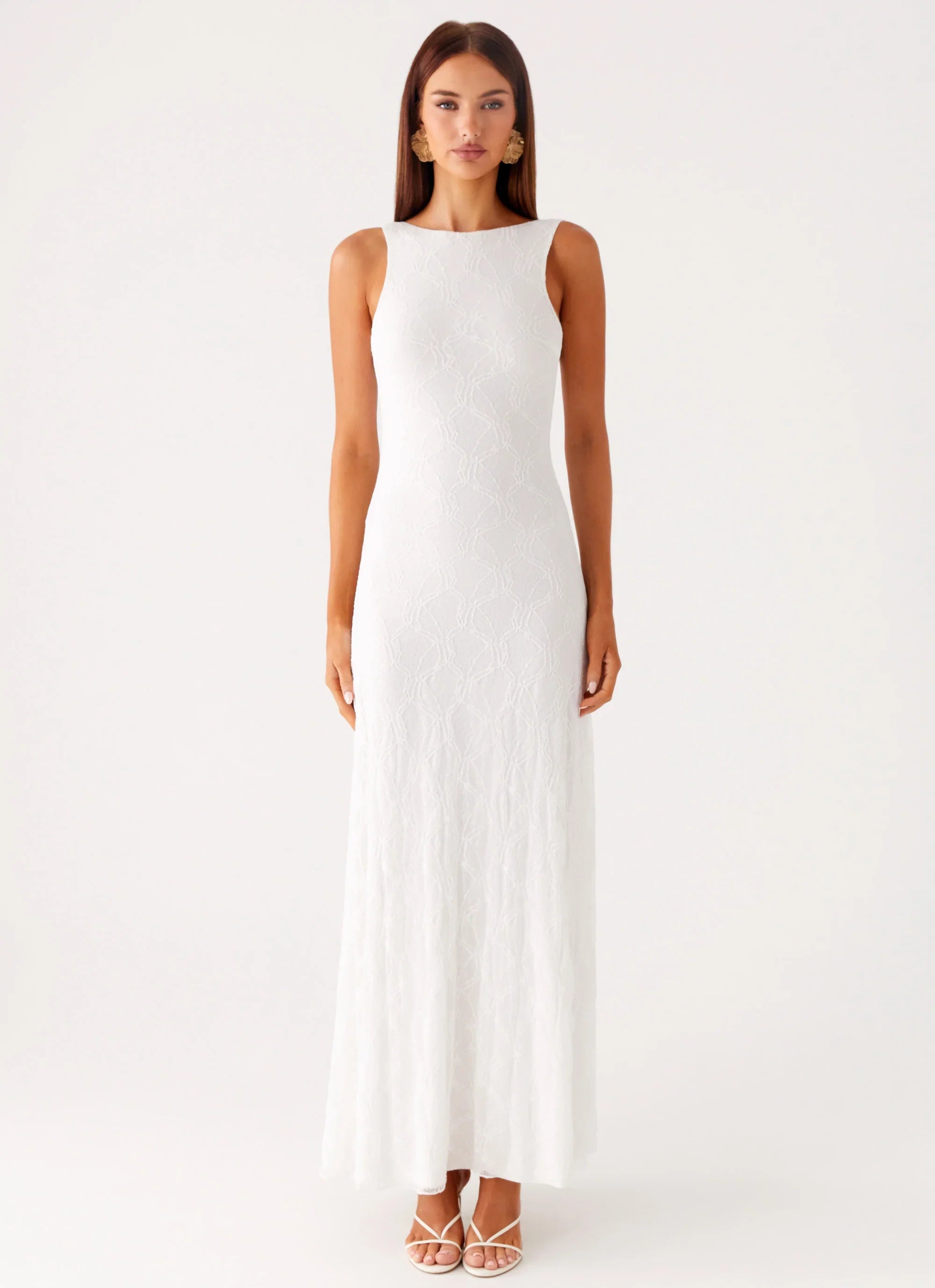 Embrace The Sun Maxi Dress White