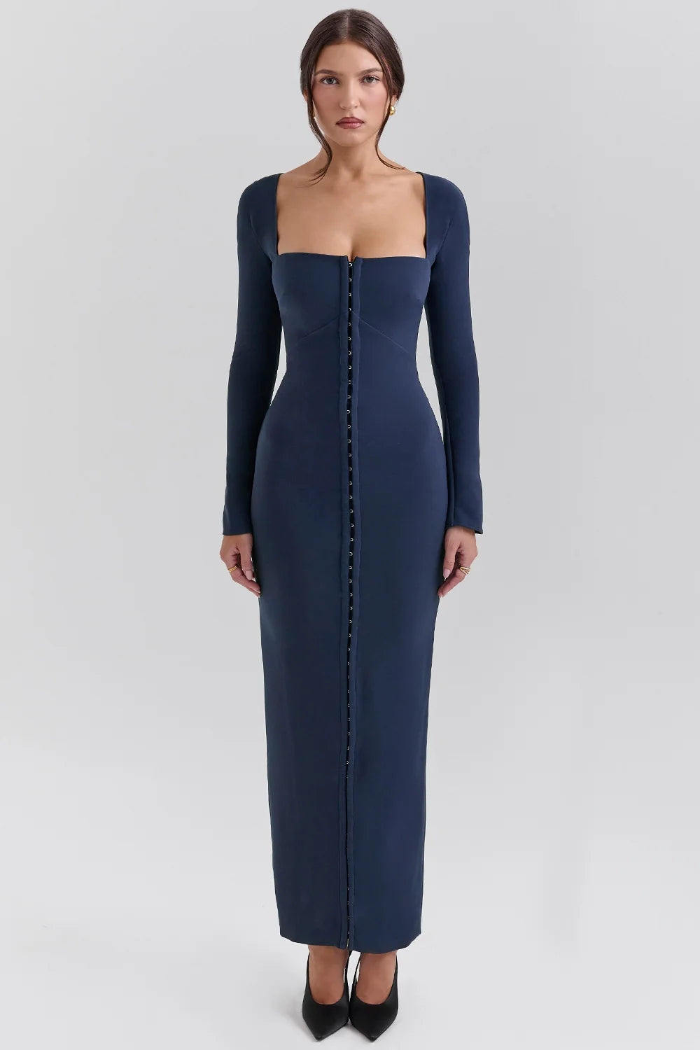 midnight bodycon maxi dress sale