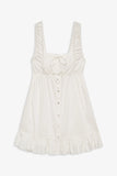 Marilyn Babydoll Dress White