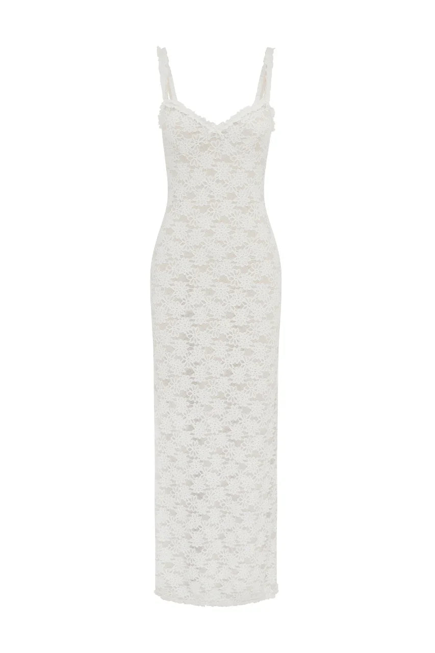 SARTA MAXI DRESS WHITE