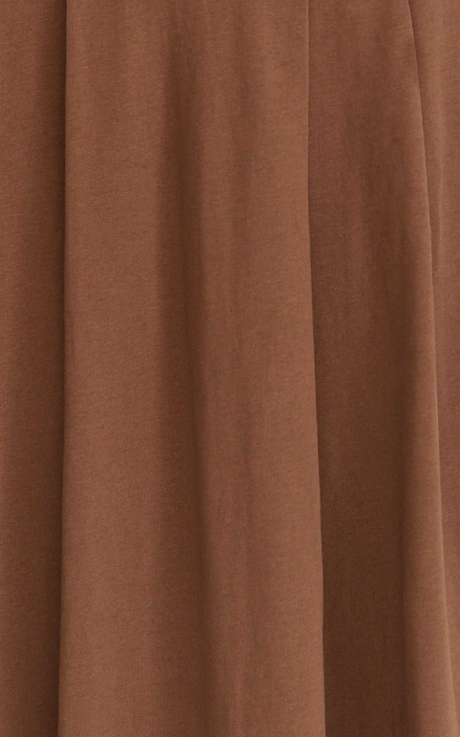 Tami Midi Dress Off Shoulder Dress in Chocolate