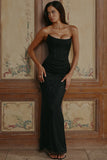 black hand beaded embellished maxi dress limited edition