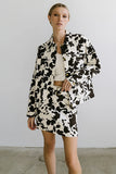 Tasha Cow Print Shacket