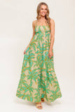 AUGUST TROPICAL MAXI DRESS