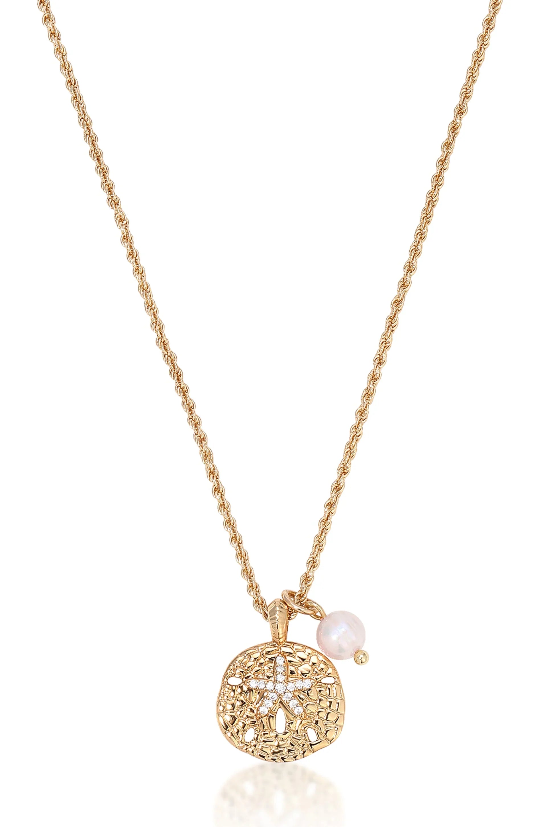 Sand Dollar Charm Necklace