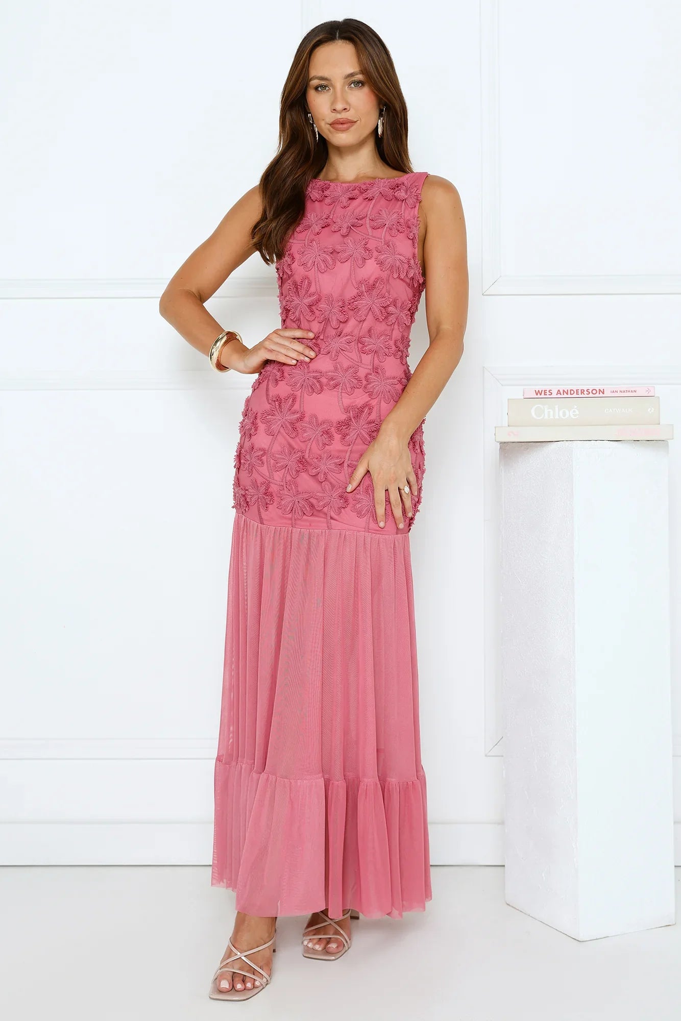 Rosehaven Maxi Dress Rose
