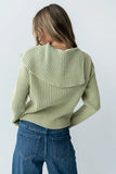 Beth Knit Jacket in Green
