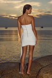 LACEY MINI DRESS WHITE